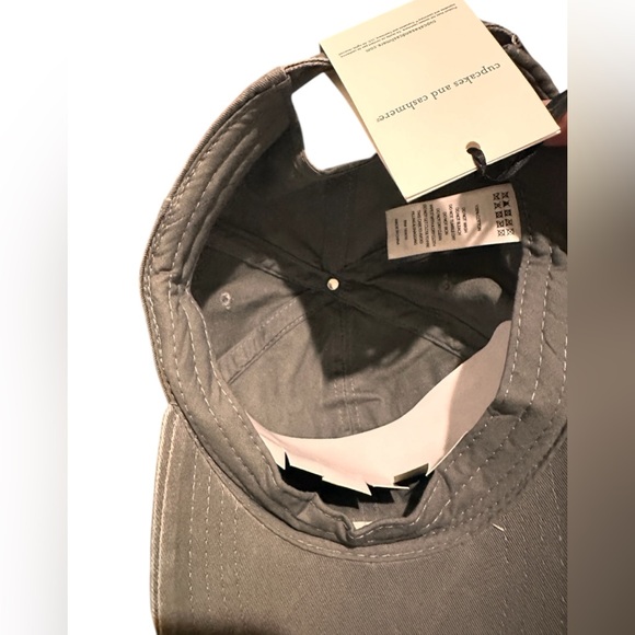Cupcakes and Cashmere Women's Gray Cotton Baseball Cap, OS - Picture 2 of 5